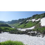 2021年　鳥海山の雪渓
