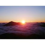 2021年　立山連峰（朝日と雲海）