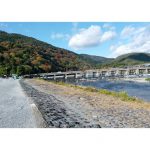 2021年　京都嵐山と渡月橋